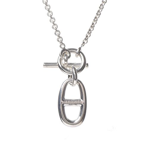 pendentif chaine d'ancre hermes|hermes chaine d'ancre pendant.